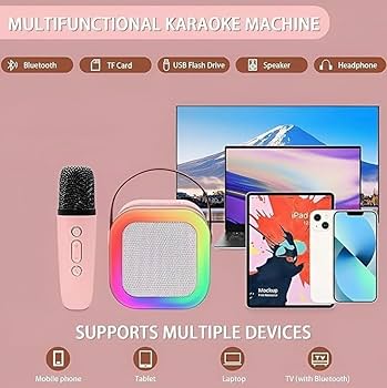 🎤 Bluetooth Karaoke Speaker with Wireless Microphone™